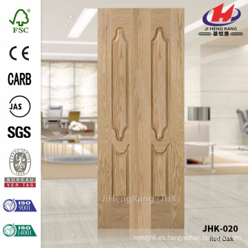 JHK-020 Chapa de roble doble de gran tamaño con fabricación de hojas desiguales Panel de puerta